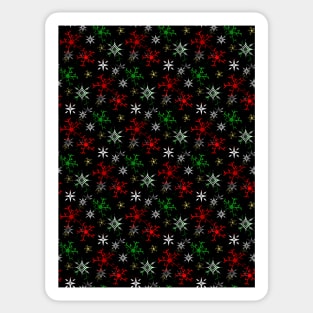 WINTER Snowflakes Pattern Sticker